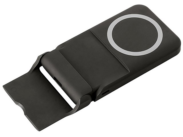 Беспроводной внешний аккумулятор с подсветкой лого и подставкой «Magflash», 10000 мАч, 15 Вт thumbnail