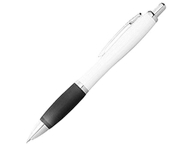 Ручка шариковая "Nash", белый/черный, черные чернила