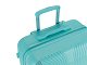 Чемодан TORBER В Отпуск, бирюзовый, ABS-пластик, 48 х 29,5 х 72 см, 80 л, 3,4 кг