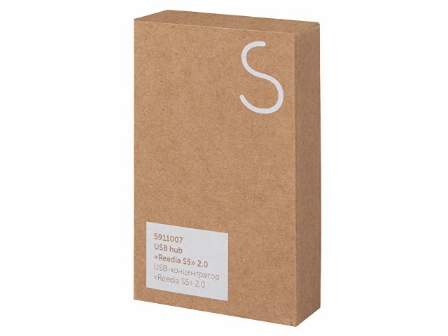 USB хаб с подсветкой лого «Reedia S5», 3*USB, 1*Type C