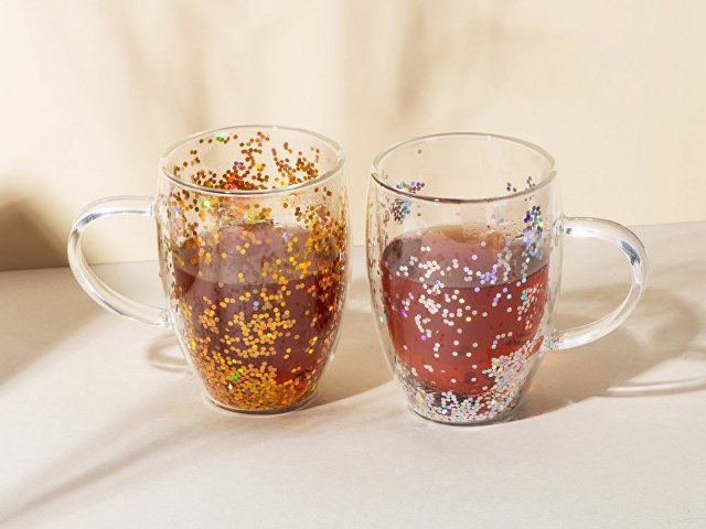 Кружка с двойными стенками с блестками «Festival» thumbnail