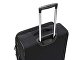 Чемодан TORBER НЕРО, чёрный, переработанный ПЭТ, 44 х 25 х 67 см, 63 л