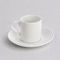Кофейная пара прямой формы Espresso, 100мл, белый