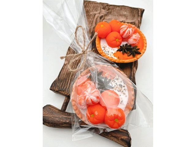 Мыло ручной работы «Тарталетка с мандаринами» thumbnail