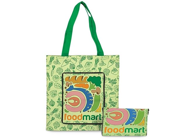 Складная сумка для шопинга с возможностью полноцветной печати thumbnail