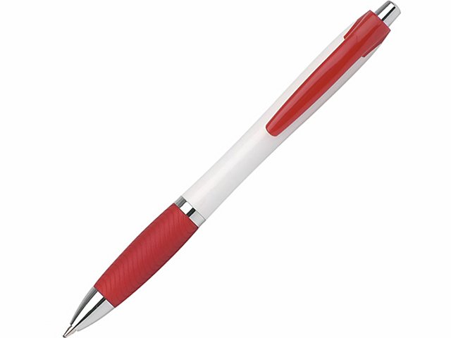DARBY. Шариковая ручка с противоскользящим покрытием, Красный