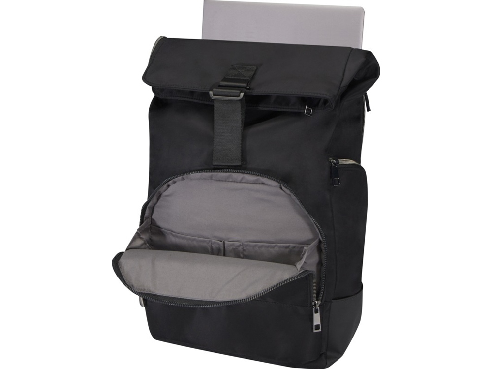 Рюкзак «Rhine» 15” с откидным верхом из переработанного материала фото 5 Рюкзак «Rhine» 15” с откидным верхом из переработанного материала фото 5