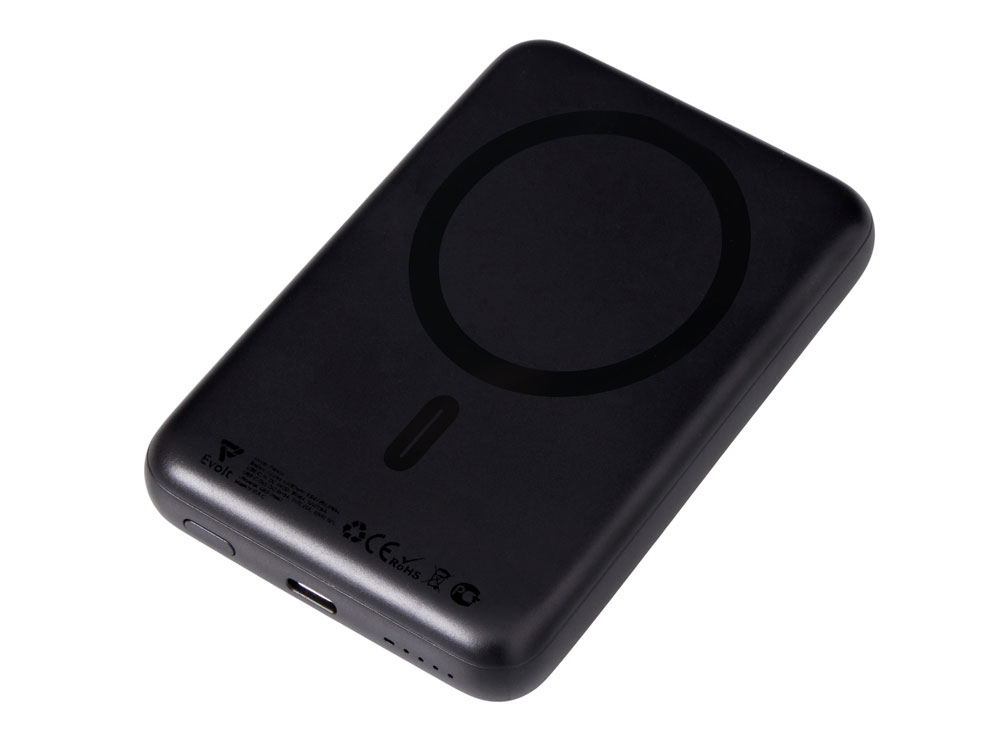 Магнитный внешний беспроводной аккумулятор «Polarix», QC/PD, 10000 мАч Магнитный внешний беспроводной аккумулятор «Polarix», QC/PD, 10000 мАч