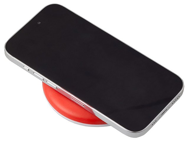 Беспроводное зарядное устройство «Disc» со встроенным кабелем 2 в 1 thumbnail