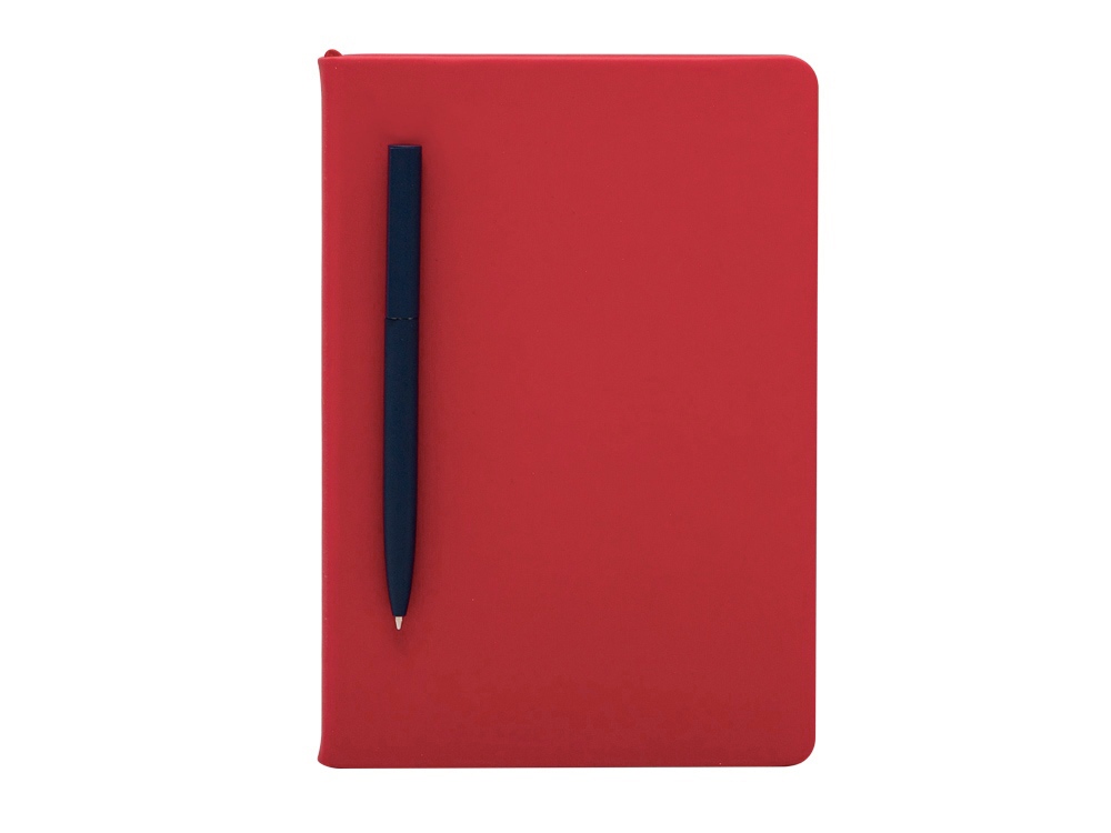Бизнес-блокнот А5 «С3» soft-touch с магнитным держателем для ручки
