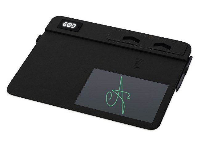 Многофункциональный коврик для мыши «Multi Pad» с беспроводной зарядкой и LCD экраном, 10 Вт thumbnail