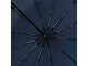 Зонт складной мужской TORBER, автомат, 3 сложения, синий, каркас сталь/файбергласс, эпонж, пластиковая ручка, диаметр 103 см