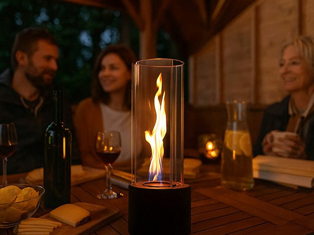 Биокамин с вьющимся пламенем «Dance of flame» thumbnail