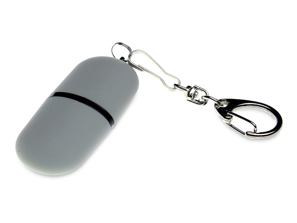 USB 2.0- флешка «Goutte Soft-touch» на 512 Мбайт каплевидной формы