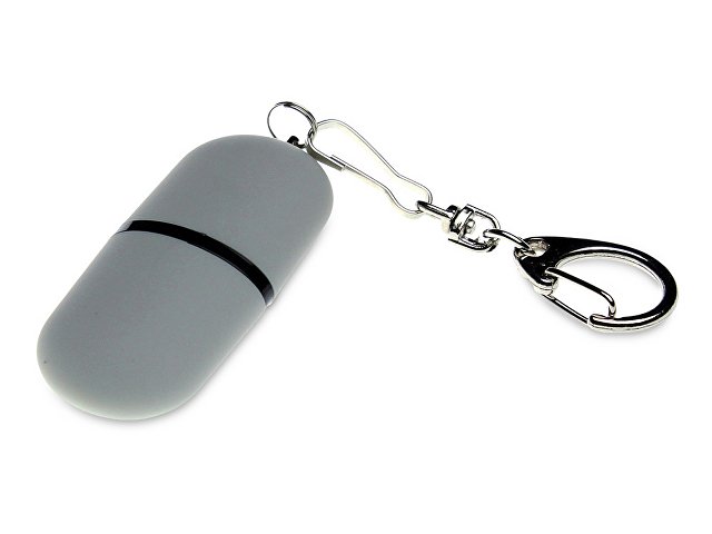 USB 2.0- флешка «Goutte Soft-touch» на 512 Мбайт каплевидной формы