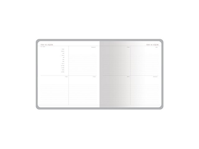 Еженедельник с каменной бумагой А5+ «Carrara»