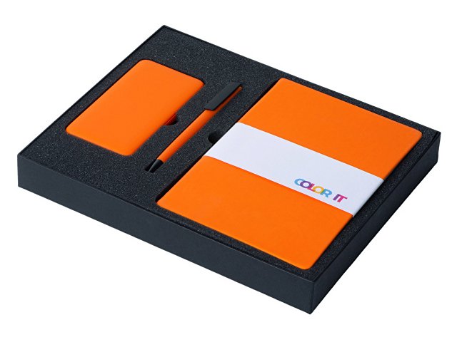 Подарочный набор «COLOR IT» c блокнотом, ручкой и повербанком, 5000 mAh thumbnail