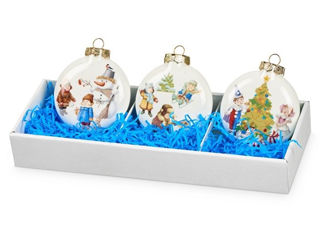 Набор новогодних игрушек, 3 шт thumbnail