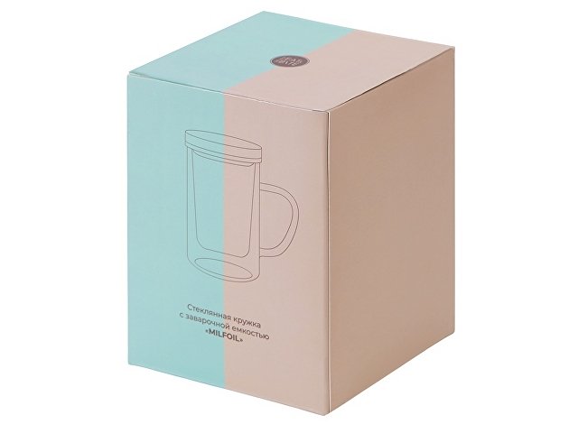 Стеклянная кружка с заварочной емкостью «Milfoil» thumbnail