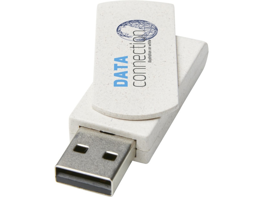 USB 2.0-флешка на 4ГБ Rotate из пшеничной соломы 3