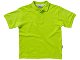 Рубашка поло "Forehand" детская, зеленое яблоко