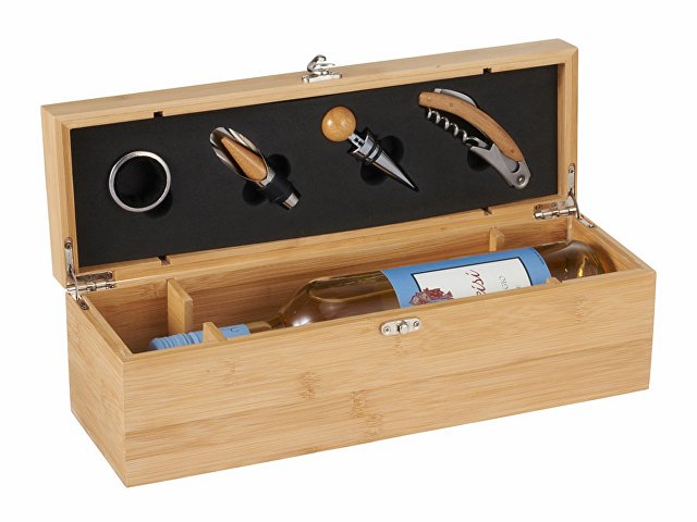 Набор для вина в бамбуковом кейсе «Anniversary» thumbnail