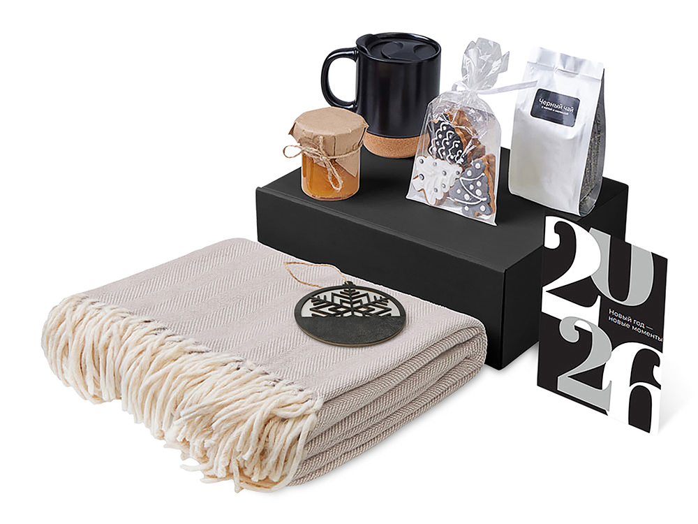 Подарочный набор «Re:Nest» с пледом, кружкой и вареньем фото 2 Подарочный набор «Re:Nest» с пледом, кружкой и вареньем фото 2