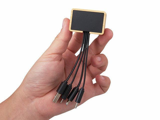 Кабель 3-в-1 с подсветкой лого «Reedia S6» thumbnail