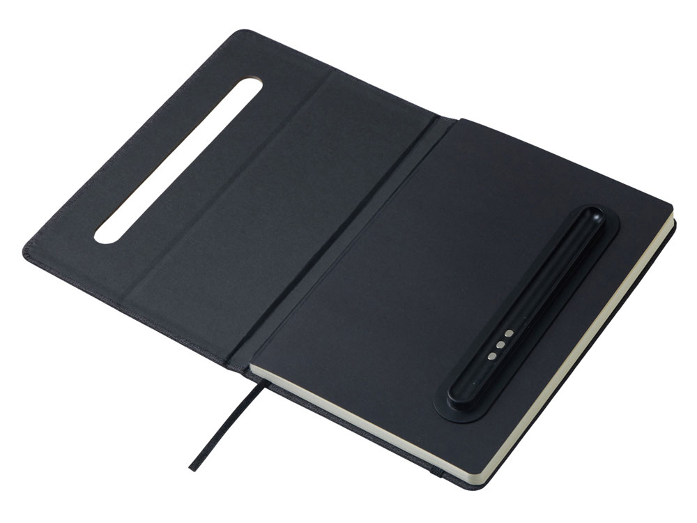 Блокнот А5 «NotaBene» с металлической шариковой ручкой и подставкой для телефона фото 5 Блокнот А5 «NotaBene» с металлической шариковой ручкой и подставкой для телефона фото 5