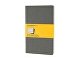 Записная книжка Moleskine Cahier (в клетку, 3 шт.), Large (13х21см), серый