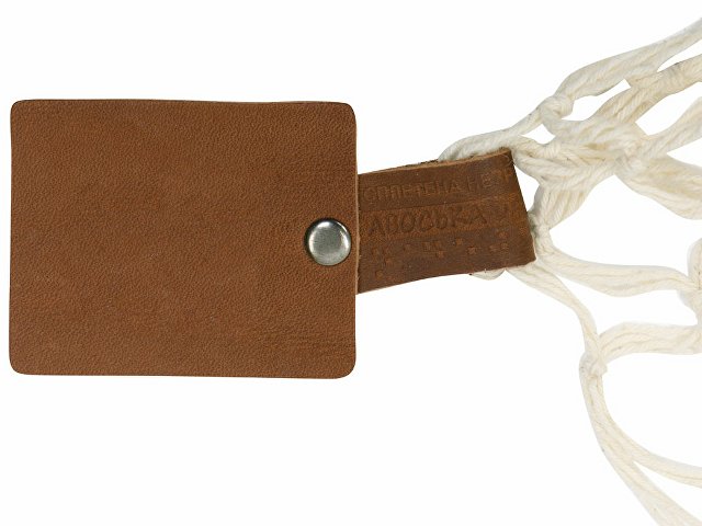 Авоська «Dream» из натурального хлопка с кожаными ручками, 15 л thumbnail