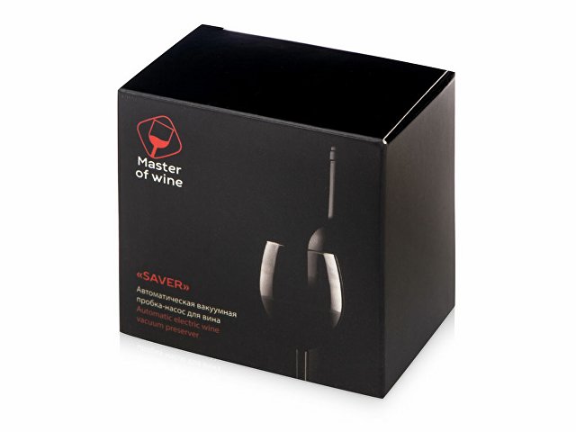 Автоматическая вакуумная пробка - насос для вина «Saver» thumbnail