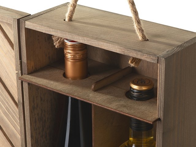 Коробка подарочная из массива дерева «Two-bottle box» thumbnail