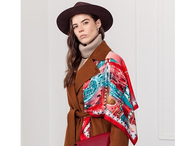 Платок «Кремль - Москва - Фаберже» thumbnail