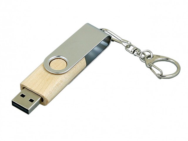 USB 2.0- флешка промо на 32 Гб с поворотным механизмом — фото 2
