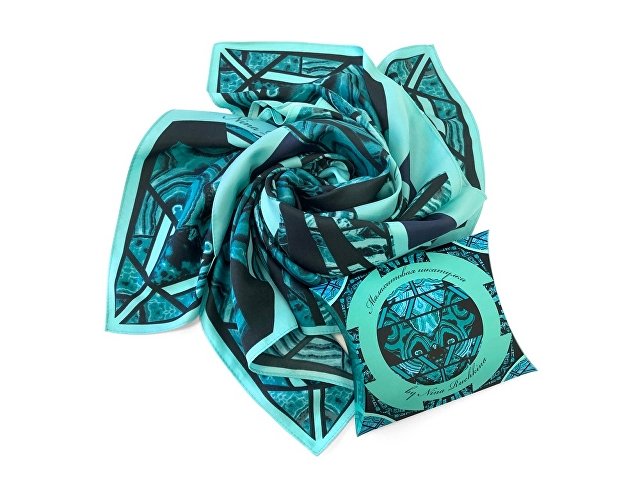 Платок «Малахитовая шкатулка» thumbnail