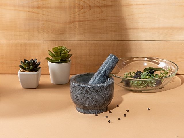 Мраморная ступка с пестиком «Pesto» thumbnail