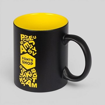 Кружка с покрытием для гравировки «Subcolor BLK»