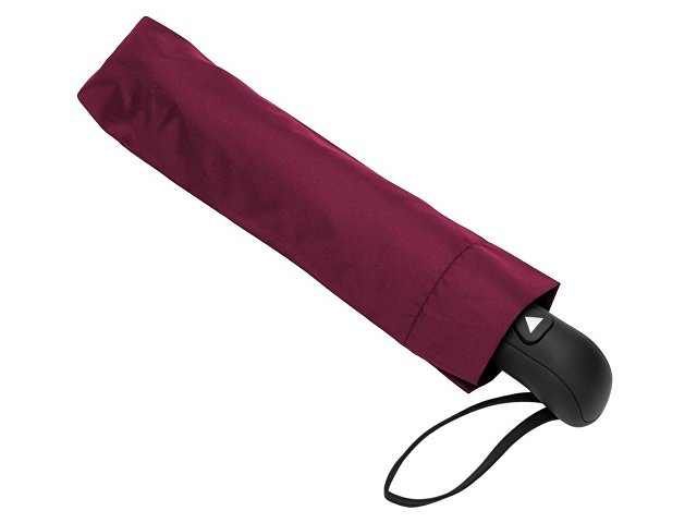 Зонт-полуавтомат складной «Roof» с куполом из переработанного пластика thumbnail