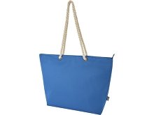 Пляжная сумка-холодильник Panama GRS из переработанных материалов с ручками-шнурками