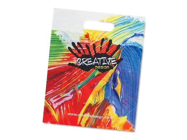 Сумка для выставок из нетканого материала PET с возможностью полноцветной печати thumbnail