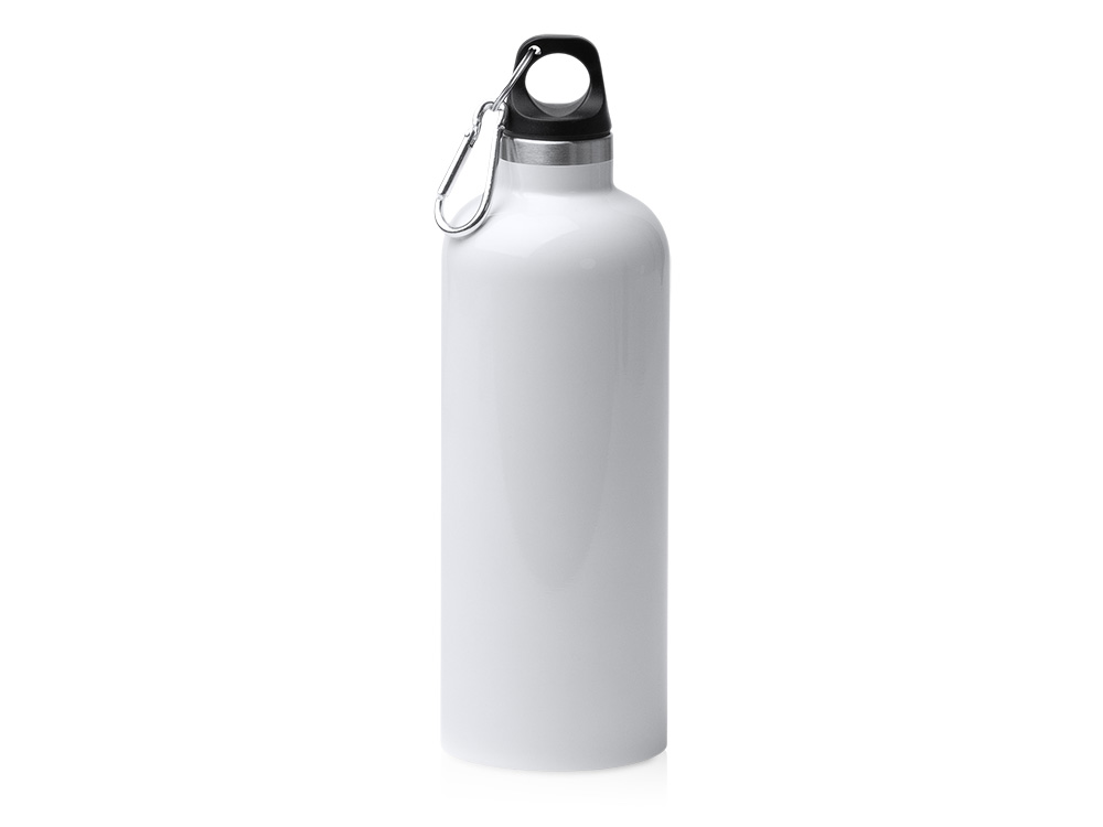 Бутылка «Лювак» из переработанной нержавеющей стали с карабином, 500 мл