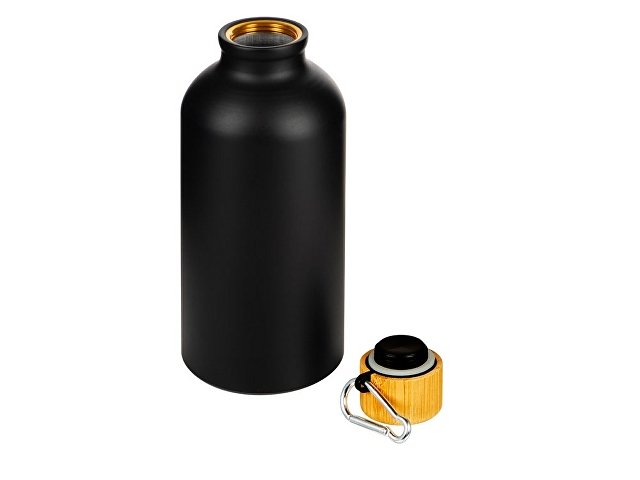 Бутылка «Hip S Bamboo» с карабином, 400 мл, матовая thumbnail