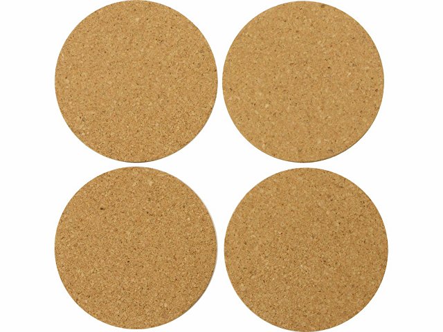 Набор костеров из пробки в хлопковом мешке «Bali» thumbnail