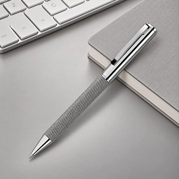 Ручка металлическая шариковая из сетки «MESH»