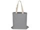 Сумка для шопинга Steady из хлопка с парусиновыми ручками, 260 г/м2, серый