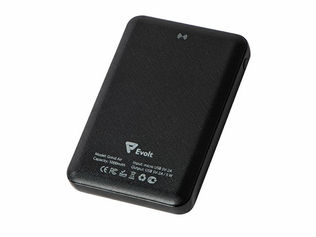 Беспроводной внешний аккумулятор «Grind Air» v. 2, 5000 mAh thumbnail