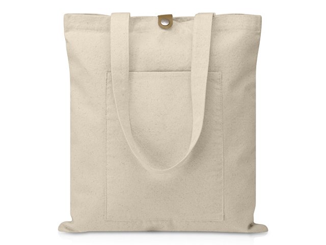 Cумка «Clip» из хлопка 340 г/м2 с застежкой из экокожи thumbnail