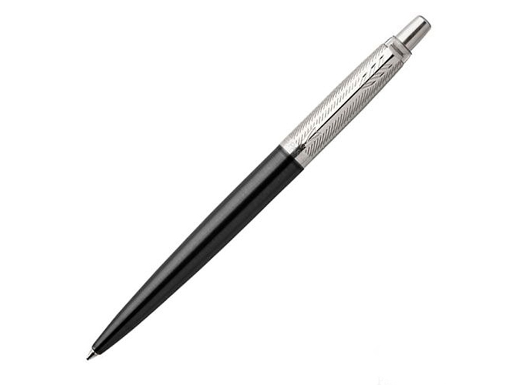 Шариковая ручка Parker Jotter Premium Tower Grey Diagonal CT, темно-серый/серебристый