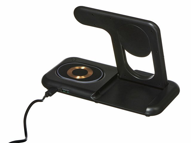 Беспроводная зарядная станция 3-в-1 «MajestIQ», 15 Вт thumbnail